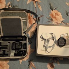 instra360 go ultra, ulanzi flexible tipod and dji neo 2 cases