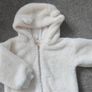 River island girls fluffy jacket 18-24 months Image 2