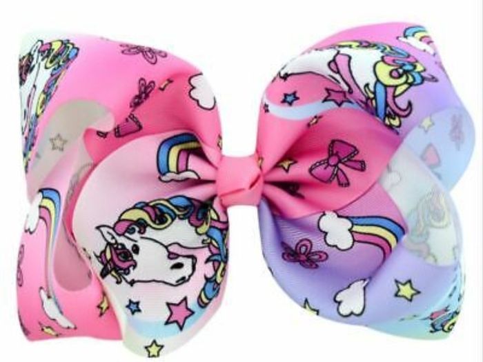 Hair unicorns Bow clip style