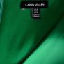 Karen Millen Emerald Green Satin Effect Wrap Dress Image 2