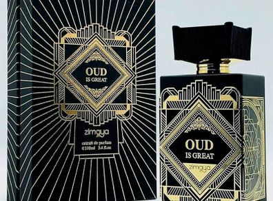 Zimaya Oud Is Great Extrait de parfum 100 ml (unisex) new sealed inspired by Initio oud for greatness
