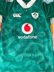 Ireland rugby signed jersey