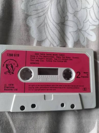 And Then There Were Three Cassette Album Genesis