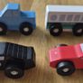 Little Town Wooden toy vehicles X 4 Image 3