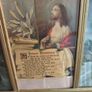 Vintage antique holly Trio print's in gold frame Image 8