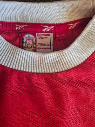 Vintage Original Liverpool 1998-2000 Home Shirt - Adult Small (34/36") - Pristine Condition