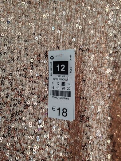 BNWT glittery top