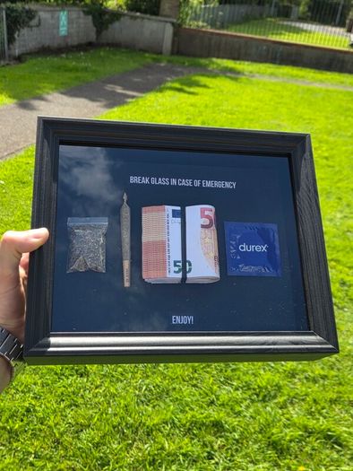 Gift 3D money frame art pictures