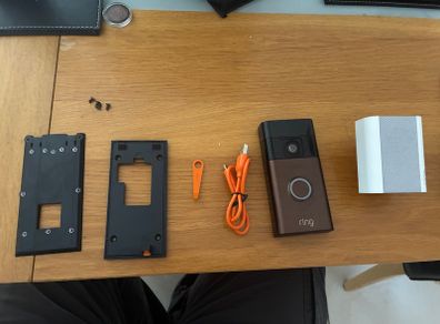 ring doorbell with extras.