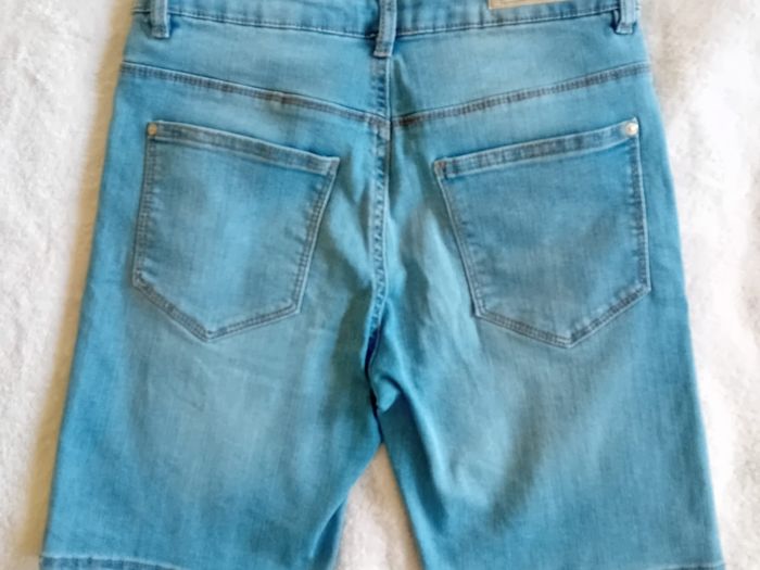 Stretchy Lands End Denim Shorts Size 170