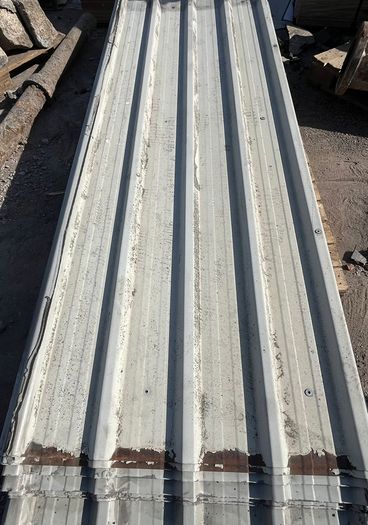 30 Corrugated Metal Roofing Sheets 2.45m x 0.98m  Good Condition