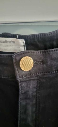 STRADIVARIUS Premium Black Sofy Skinny Jeans Sz 12 U K