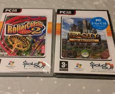 2 PC CD rom vintage Games. New in packaging.