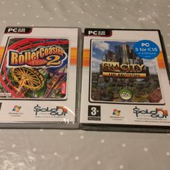 2 PC CD rom vintage Games. New in packaging.