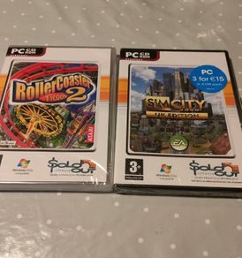 2 PC CD rom vintage Games. New in packaging.