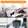 8pcs Air Fryer Accessories for Ninja Dual AF400UK & Tower T17088 & AF300UK, Dual Silicone Air Fryer Liners & Gloves, Air Fryer Rack & Food Tong & Paper Lining Compatible with Oven, Microwave Image 3