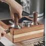 4 In 1 Espresso Knock Box and Tamp Station, Espresso Accessories Organizer for 58MM Coffee Tamper, Distributor and Portafiler, Made of Natural High-Density Wood with Four Anti-Slip Pads Image 4