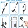 4 in 1 Selfie Stick Tripod, 40 Inch 101cm Extendable and Portable Selfie Stick with Detachable Wireless Remote & Tripod Stand Compatible with iPhone 13 12 11/Galaxy/Huawei (FREE POSTAGE) Image 4