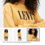 Levi's Yellow Sweatshirt Image 4