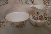 Aynsley Cottage Garden Sugar &amp; Milk Jug