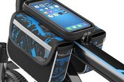 Bicycle Pannier Top Front Tube Frame Bag Waterproof MTB Road Bike Storage 6.0 Inches Phone Case Cycling Bag Touch Screen