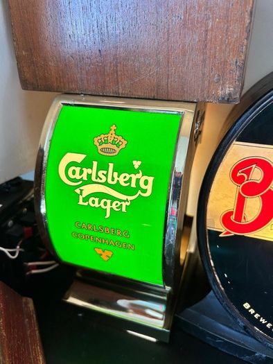Carlsberg Light up font