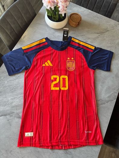 Spain Home Jersey WC 26 (2 star edition) Pedri#20