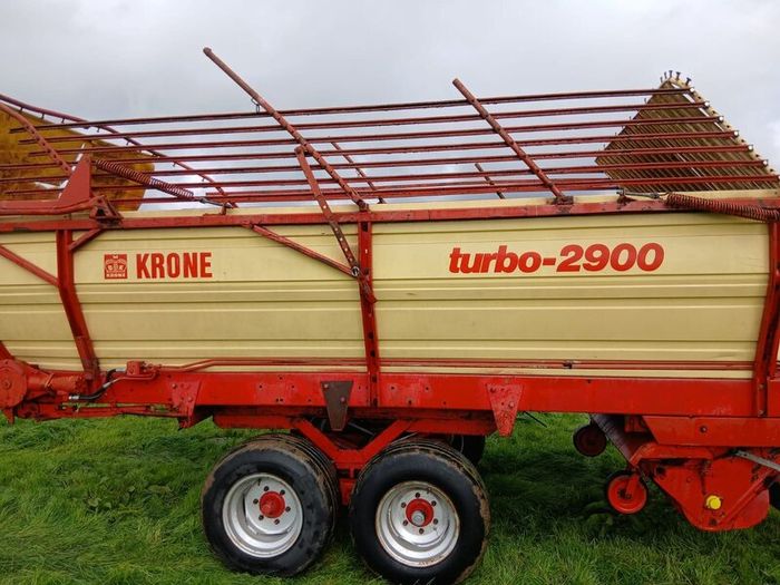 Krone Turbo 2900 Silage Wagon Zero Grazer