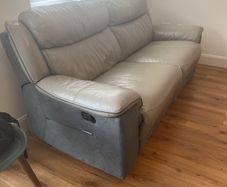 Leather Sofa 3 seats + Armchair