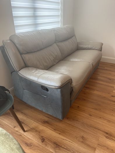Leather Sofa 3 seats + Armchair