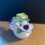 Vintage Royal Doulton bone china floral bouquet in a shell Image 3