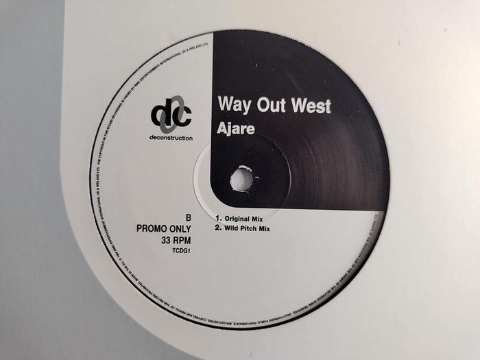 Way Out West - Ajare - Deconstruction Records - 90s UK Prog HOUSE Classic BELTER! Condition: MINT!!