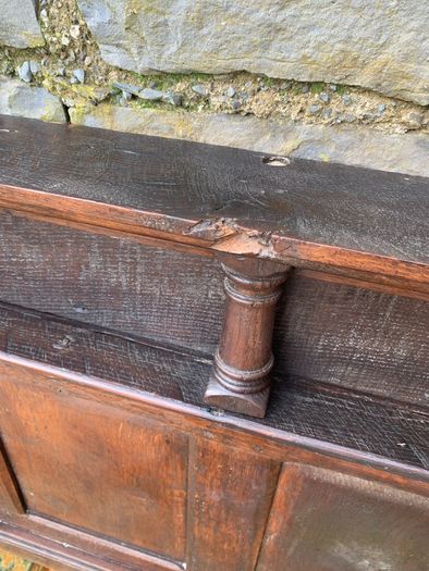 Antique Oak Panelling.