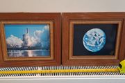 Vintage pictures frames Space
