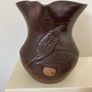 Vintage Hazelnut French Pottery Vase/Jug Image 2