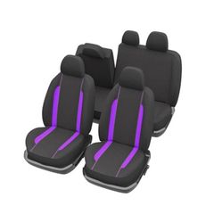 DBS Car Seat Covers, Universal, Non-Slip, Washable, Black - Lavander