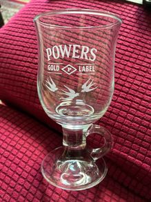 Powers Gold Label Irish Coffee / Hot Whiskey Glass