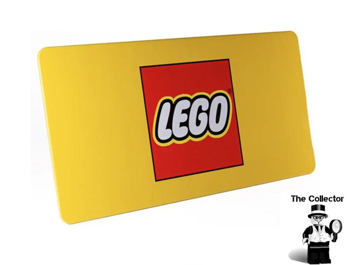 LEGO Logo Tin Sign 5007159 This Is A Promotional Lego Set You Can Not Buy In Shops 30cm x 15cm Brand New Factory Sealed