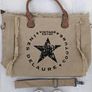 Canvas Tote Bag Khaki - Brand New Image 2