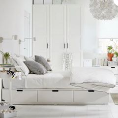 IKEA Single Bed Frame / Base with 3 drawers