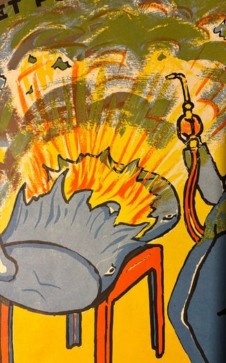 Original 1950's French Industrial Safety Poster