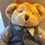 Vintage Russ Collection Teddy Bear (Russ Berrie) - Fully Dressed with Tote Bag Image 3