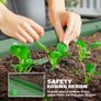 Set of Two 181 x 93cm Steel Planters - Green Image 6