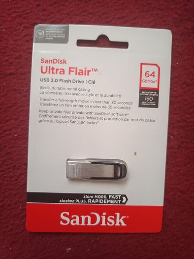 Brand new USB Key San disk Ultra Flair 64 GO