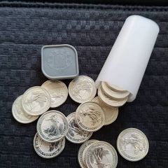 1/4 oz silver Britannia X 20