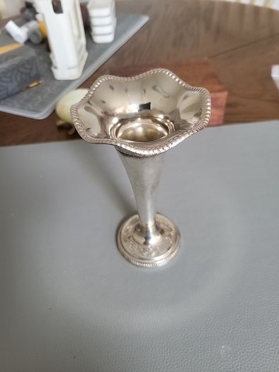 Small metal vase
