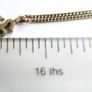 Vintage Sterling Silver 925 Gold Plated -So- Pendant Necklace length 15" - 1,9g Image 9