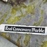VTG Shannon Giftware Handmade Celtic Metal Cross Ireland Real Connemara Marble on attashed to standing  Base Image 4