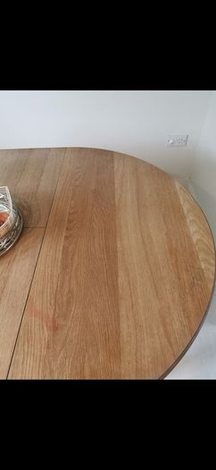 Hampstead Two Tone Dining Table Oak. Extendable