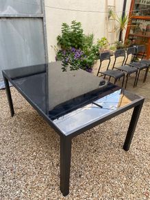 Outdoor dining table